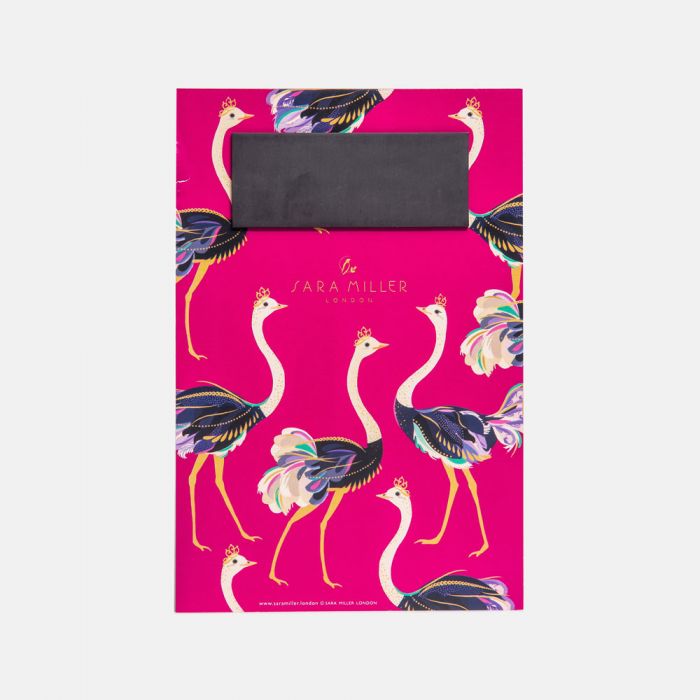 Ostrich Print Magnetic Jotter By Sara Miller London